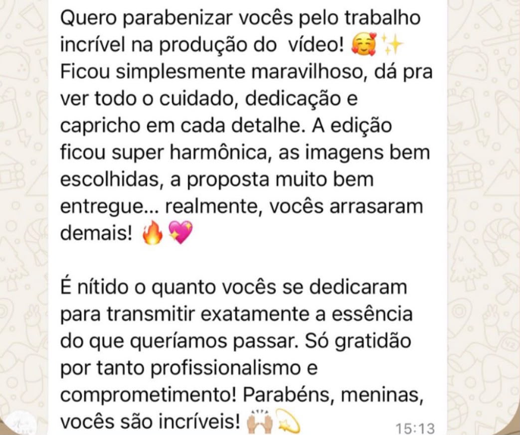 Depoimento de cliente